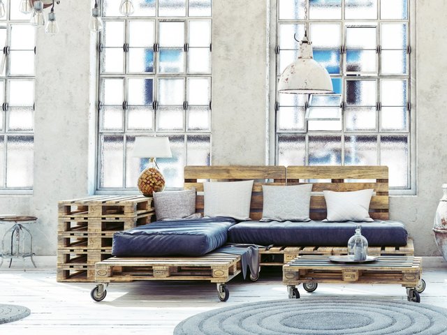 Krásný nábytek z palet